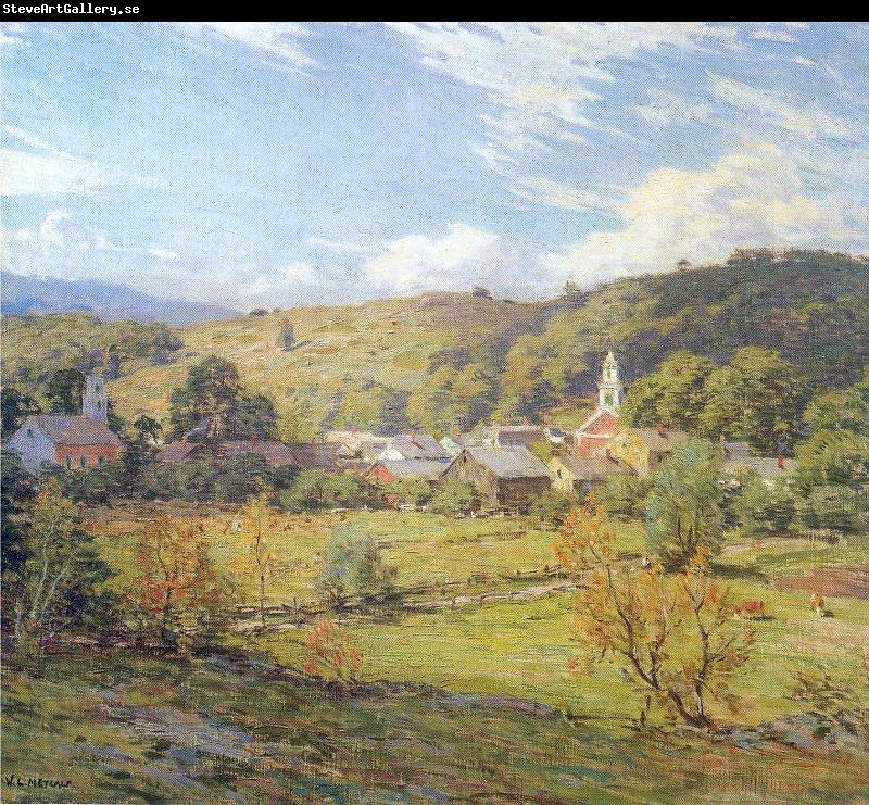 Metcalf, Willard Leroy The Village- September Morning